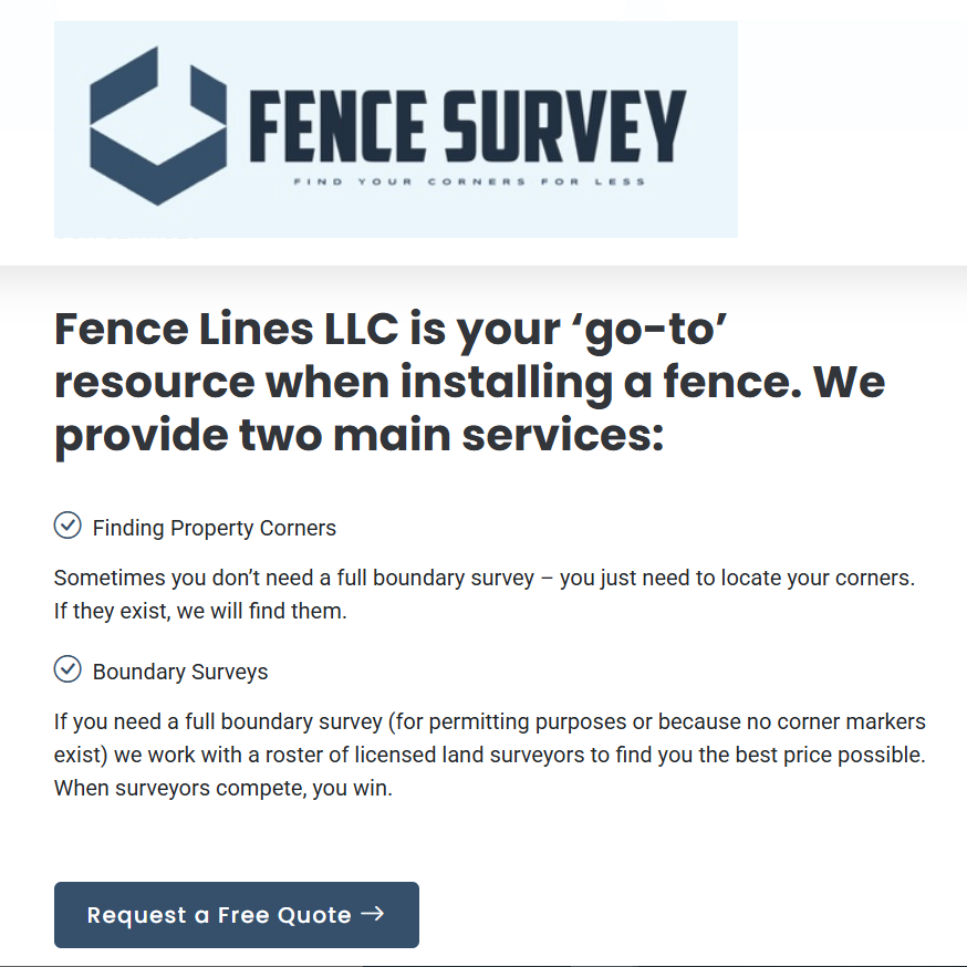 Fence Survey