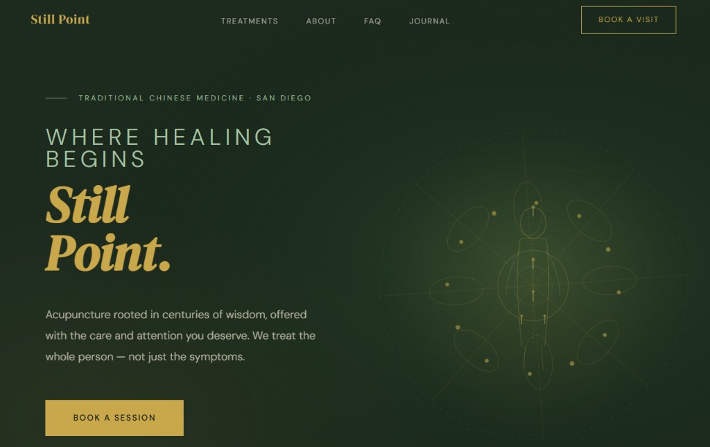 Still Point Acupuncture Website Template